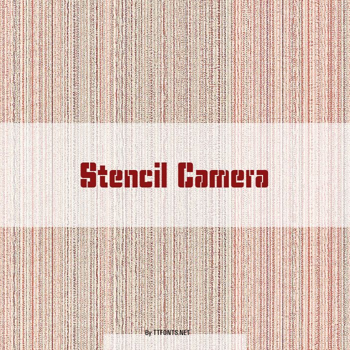 Stencil Camera example